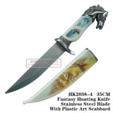 Horse Hunting Knives Camping Knife Tactical Survival Knife 34cm
