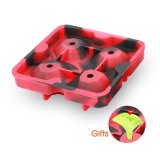 Diamond-Shaped Silicone Ice Cube Trays with Lids, Bella Vino BPA-Free Stackable Easy Release Ice Molds Multifunctional Storage Containers for Ice,