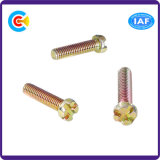 GB/DIN/JIS/ANSI Carbon-Steel/Stainless-Steel 4.8/8.8/10.9 Galvanizeddouble V Head Screw for Building Machinery/Industry