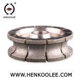 Electroplated Diamond Grinding Profile Wheel for Glass, Marble, Ceramic Tile, Porcelain