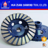 4 Inch Turbo Type Ceramic Diamond Cup Grinding Wheel