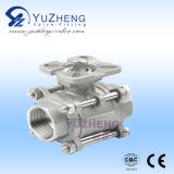 Stainless Steel ISO5211 Pad 3PC Ball Valve (06)