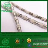 Diamond Vacuum Brazed Wire Saw for Marble, Sandstone, Tavertine, Granite, Wanlong, for Quarry Cutting, Block Squaring and Profiling