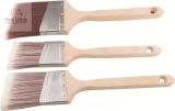 Soft Nylon Double Color Wooden Handle Paint Brush