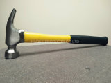 Claw Hammer/Nail Hammer/Carpenter Hammer in Hand Tools with 42cm Length Fiberglass Handle
