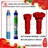 Qd85A High Air Pressure Without Foot Vlave DTH Hammer for DHD380 Cop84 DTH Bit