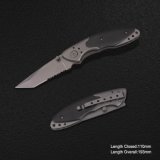 Folding Knife with Anodized Aluminum Handle (#3879)