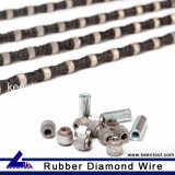 Sandstone Quarry Diamond Wire with Rubber Coating