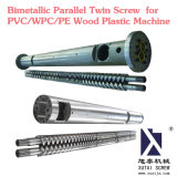 Bimetallic Parallel Twin Screw for PVC/WPC/PE Wood Plastic Machine