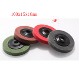 100X15mm 6p Portable Chop Saw Cutting Machine Safety Non Woven Grinding Disc