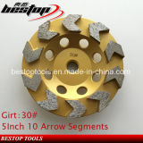 5inch 30# Diamond Grinding Cup Wheel for Concrete Floor