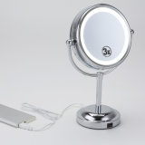 6 Inch Magnify 3X USB Power Makeup Mirror