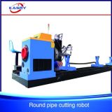 Round Pipe Intersecting Cutting Machine/ Steel Pipe Tube Plasma Flame Cutter