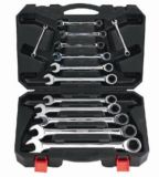 13 PCS CRV Full Size Wrench Spanner Set with Gear