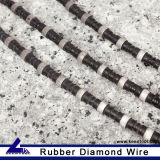 Sandstone Diamond Wire for Quarry with 40PCS Diamond Beads Per Meter