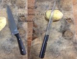 Handmade Chef Knife Stainless Steel Kitchen Knife with Ss Rivet Wooden Handle