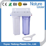 2 Stage Water Filter with Clear and White Housing-1