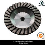 High Quality 100mm Aluminium Turbo Diamond Cup Wheel