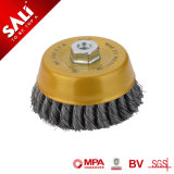 Sali Brand Best Quality Twisted Tempered Steel Wire Cup Brush
