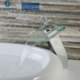 Acs Brass Single Handle Waterfall Basin Faucet with LED