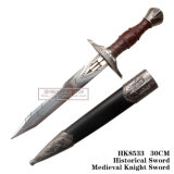European Knight Dagger Historical Dagger 30cm HK8533