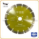 190mm Dry Diamond Saw Blade Power Tools Hot-Pressed Cutting Disk Yellow