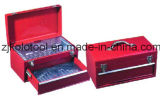 Hand Carry Metal Box with Drawer Full of Tool Accessories