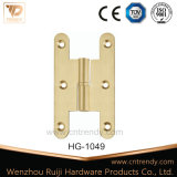 H-Style Internal Door Hardware Brass Hinge with Round Corner (HG-1049)