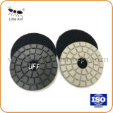 4 Inch Diamond Black White Buff Polishing Pads for Various Stone