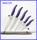 Purple Multifunction Zirconia Kitchen Ceramic Knife Set