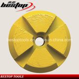 Round Diamond Grinding Disc with 4 Segments for Concrete Polishing