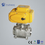 Electric Actuator Stainless Steel 3PC Ball Valve