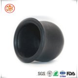 Black Good Elongation Silicone Flexible Rubber Cap for Machinery