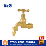 Brass Bibcock with Plastic Washing Machine Connector (VG-D10302)
