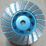 Hot Pressed Swirling Turbo Diamond Cup Grinding Wheel