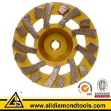 Turbo Diamond Grinding Cup Wheell for Concrete Floor (HCPT)