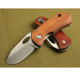 New Design OEM Wood Handle Pocket Knife