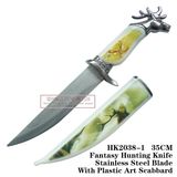 Elk Hunting Knives Camping Knife Tactical Survival Knife 35cm