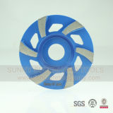 Grit 16 Diamond Flat Cup Wheel for Grinding Concrete