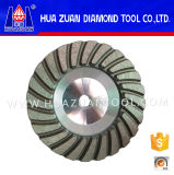 Huazuan 100mm Single Row Concave Diamond Cup Grinding Wheel