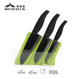 Premium & Gift Popular Ceramic Mirror Blade Knife Set with Holder