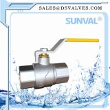Brass Gas Ball Valve with Yellow Handle
