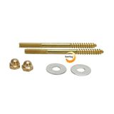 3-1/2 Inch Bowl to Floor Toilet Hardware Screws