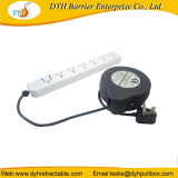 Hot Sale Power Cord Rewinder UK Socket Retractable Extension Cable Reel with British Plug