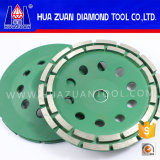 Hot Pressed Double Row Diamond Cup Grinding Wheel