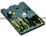 6PCS Plastic Handle Basic Household Tool Set