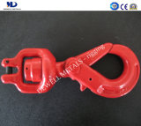 Color Plated-Rigging Hardware G80 Swivel Hook with Latch