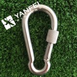 Stainless Steel Spring Snap Hook with Eyelet