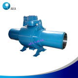 API 6D Forged Stainless Steel Split Body Fully Welded Tunnion Mounted Pipeline Ball Valve