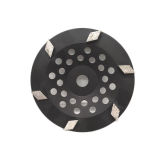 7 Inch Rhombus Segments Diamond Concrete Grinding Cup Wheel